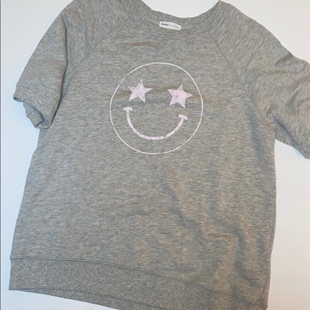 Brand New David Lerner happy face sweatshirt